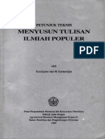 Petunjuk Teknis Menyusun Tulisan Ilmiah Populer(4)