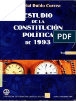 Estudio de La Constitucion Politica de 1993 Marcial Rubio Tomo 4