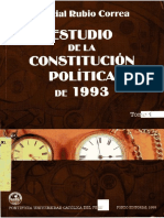 Estudio de La Constitucion Politica de 1993 Marcial Rubio Tomo 1