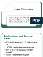 Seizure Disorders: Abraham Berger, MD, F.A.C.E.P. Department of Emergency Medicine Beth Israel Medical Center, N.Y