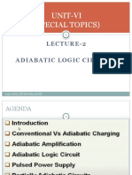 Unit-Vi (Special Topics) : Lecture-2 Adiabatic Logic Circuits