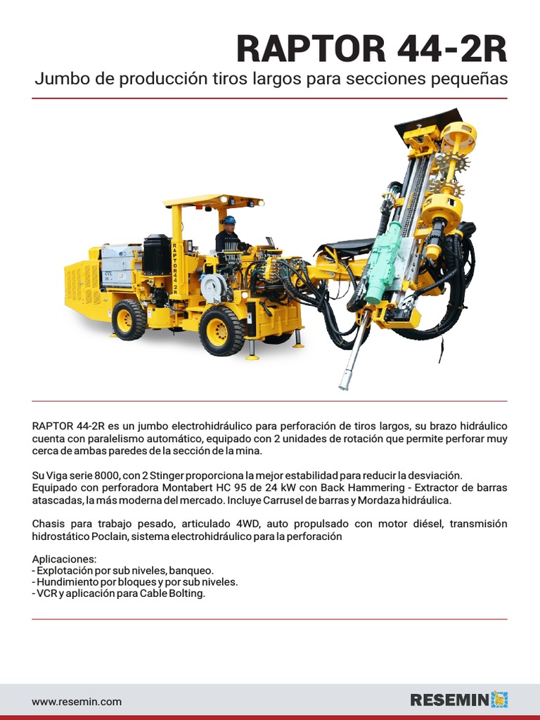 Raptor 44-2R | PDF | Cantidades fisicas | Ingeniería mecánica