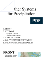 2.3 Weather Systems For Precipitation