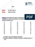 Trabajo Práctico 1 - Tabla de Distribución de Frecuencias (Psi 222)