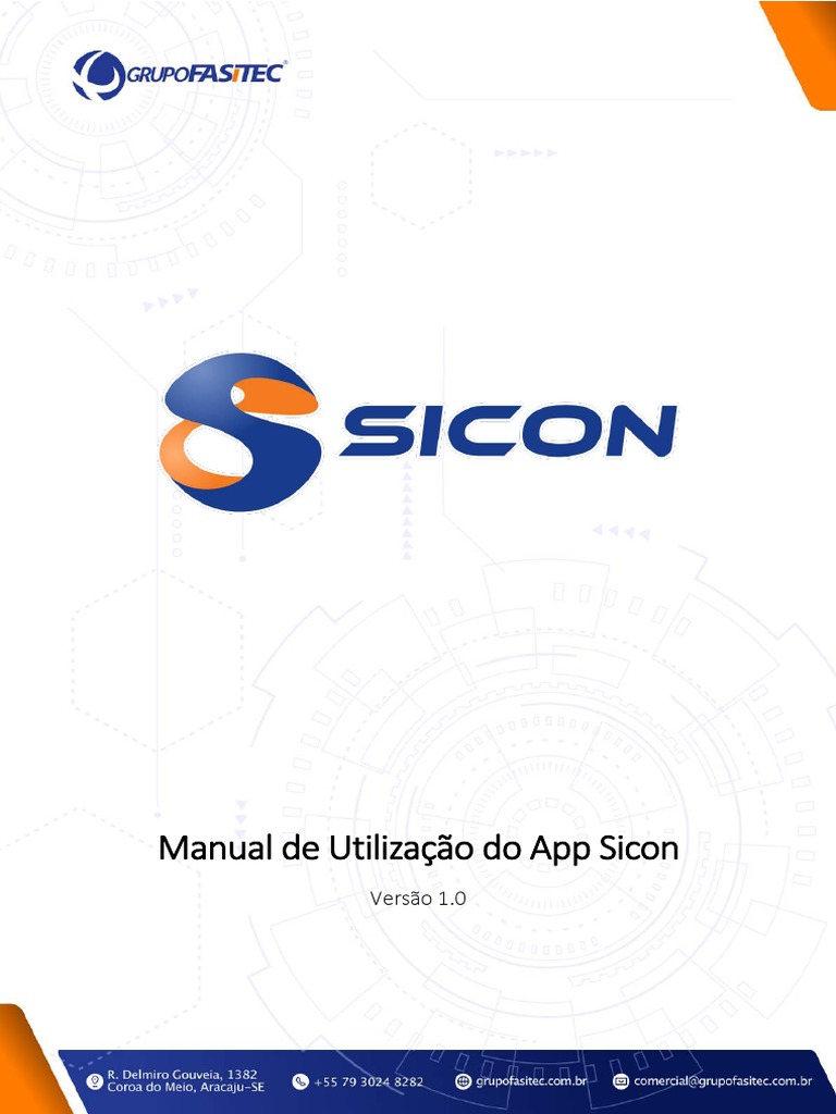 Manual do App Sicon: Guia Completo | PDF | Aplicativo para celular | Senha