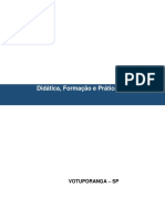 AULAS 11 A 20 - Didática, Formação e Prática Docente