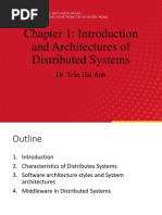 Chapter 1: Introduction and Architectures of Distributed Systems