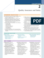 Quality Assurance and Safety: Learning Objectives