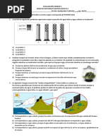 EVALUACIÓN UNIDAD 1 Ciencias Quinto Básico