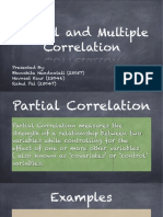 Partial and Multiple Correaltion PDF