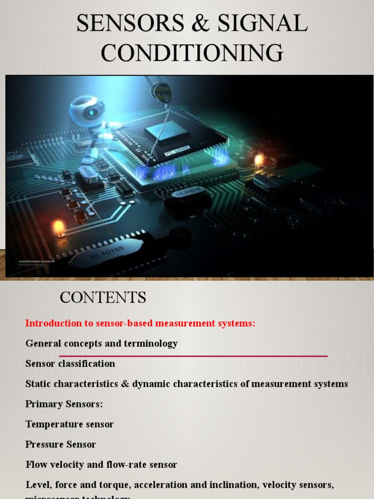 Introduction to Sensors and Applications | PDF | Sensor | Electronics