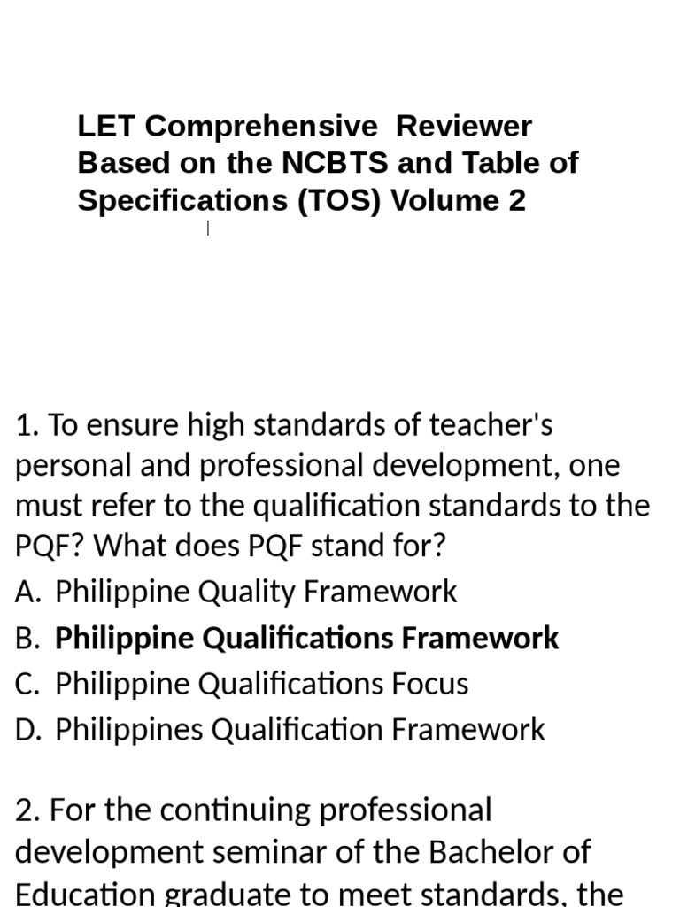 Prof Ed Ppt Answer Key Pdf Teachers Learning