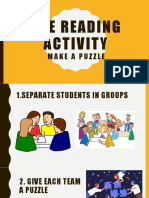 Pre Reading Activity: Make A Puzzle