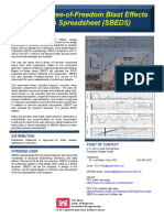 Single-Degree-of-Freedom Blast Effects Design Spreadsheet (SBEDS)