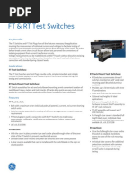 FMS Semiflush Test Switches Overview | PDF | Switch | Brown