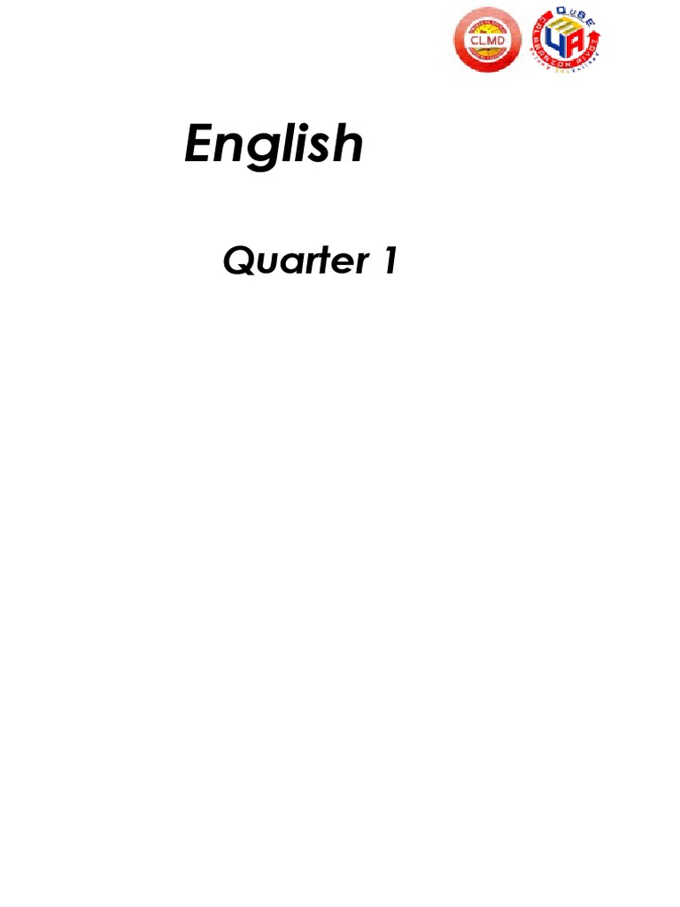 English 9 Module Q1 | PDF | Learning | Verb