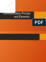 Communication Process and Elements