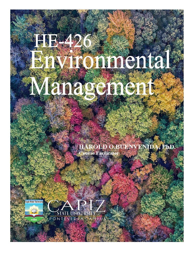 Environmental Management Course Overview | PDF | Environmental Resource ...