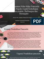 Implementasi Nilai-Nilai Pancasila Dalam Segala Aspek Kehidupan Bermasyarakat