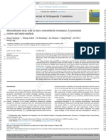 Mesenchymal Stem Cells in Knee Osteoarthritis Trea