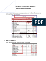 Standar Pekerjaan Estimasi Biaya Konstruksi TRPBS 2020