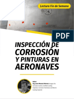 Inspeccion de Corrosion y Pintura en Aeronaves