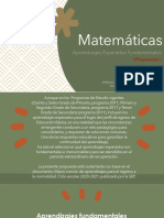 Aprendizajes Fundamentales de Matemáticas Secundarias