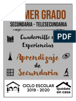 Primer Grado_Cuadernillo de Experiencias