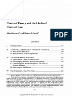Contract Theory and The Limits of Contract Law