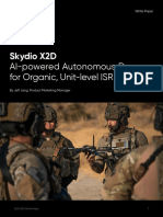 Skydio X2D: AI-powered Autonomous Drone For Organic, Unit-Level ISR