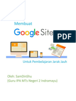 Membuat GOOGLE SITES