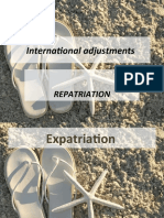 International Adjustments: Repatriation