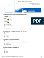 Diagnóstico Química 2 tópicos