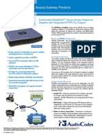 Fax Ata: Audiocodes Cpe & Access Gateway Products