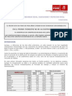 Datos Paro Empleo Proteccion Social Marzo 2011 Psoe de Almeria