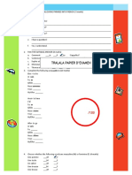 Tralala Papier D'examen