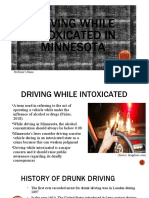 Driving While Intoxicated in Minnesota: An Analysis of Laws, Penalties, and Solutions (35 characters
