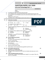 Board Question Paper: July 2020: Science and Technology Part - 1