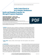 Enhanced Virtual Inertia Control Based