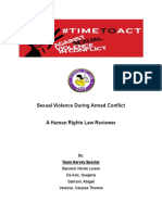 Sexual Violence During Armed Conflict: Team Harvey Specter