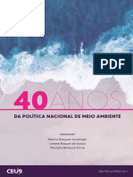 Os 40 anos da Política Nacional do Meio Ambiente: avanços, desafios e perspectivas