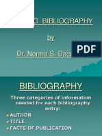How To Write Bibliography