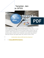 Bagian, Tampilan, Dan Pengenalan SPSS: Dialog IBM SPSS Statistics