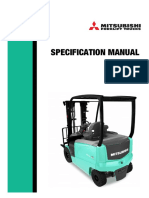 MITSUBISHI FB 25 35 CN Specification Manual