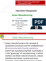 Green Manufacturing 