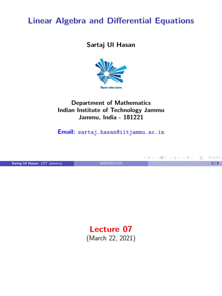 Vector Spaces in Linear Algebra | PDF | Vector Space | Linear Algebra