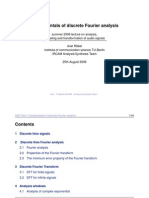 Fundamentals of Discrete Fourier Analysis