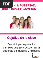 Clase 1 Cambios en La Pubertad