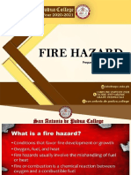 Fire Hazard: Prepared By: Clarisen A. Laog