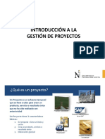 01 - Introducción a La Gestión de Proyectos